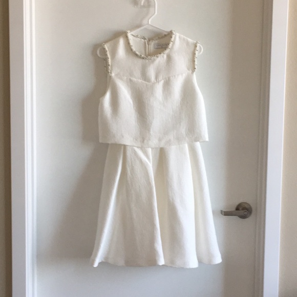 sandro paris white dress